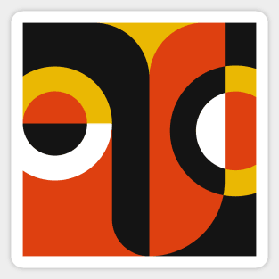 Bauhaus geometric #8 Sticker